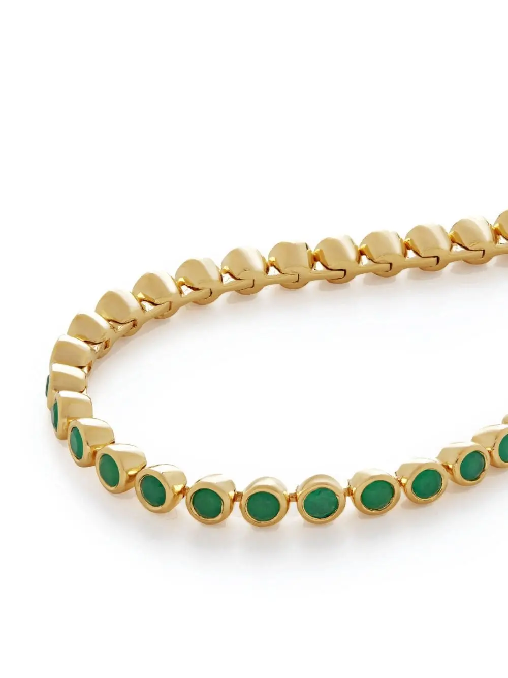 Women Monica Vinader Essential Green-onyx Tennis Bracelet 5 Women Monica Vinader Essential Green-onyx Tennis Bracelet - Image 3