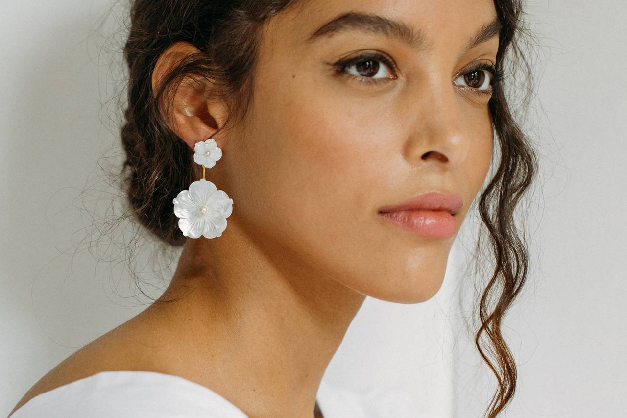 Earrings Outlet Shop -Earrings Outlet Shop 24333 floral bridal earrings main